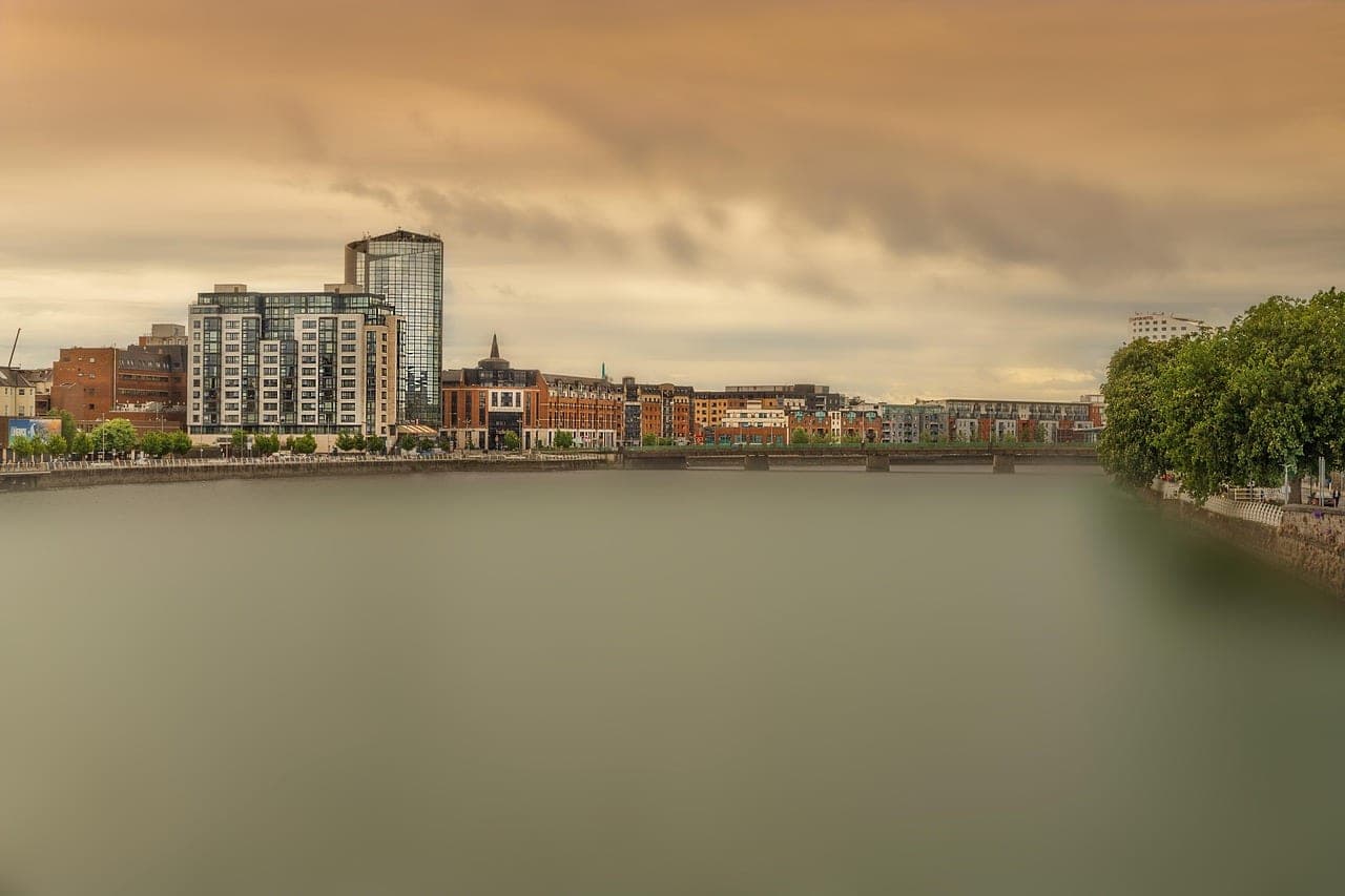 King John's Castle above the River Shannon in the medieval heart of Limerick city
